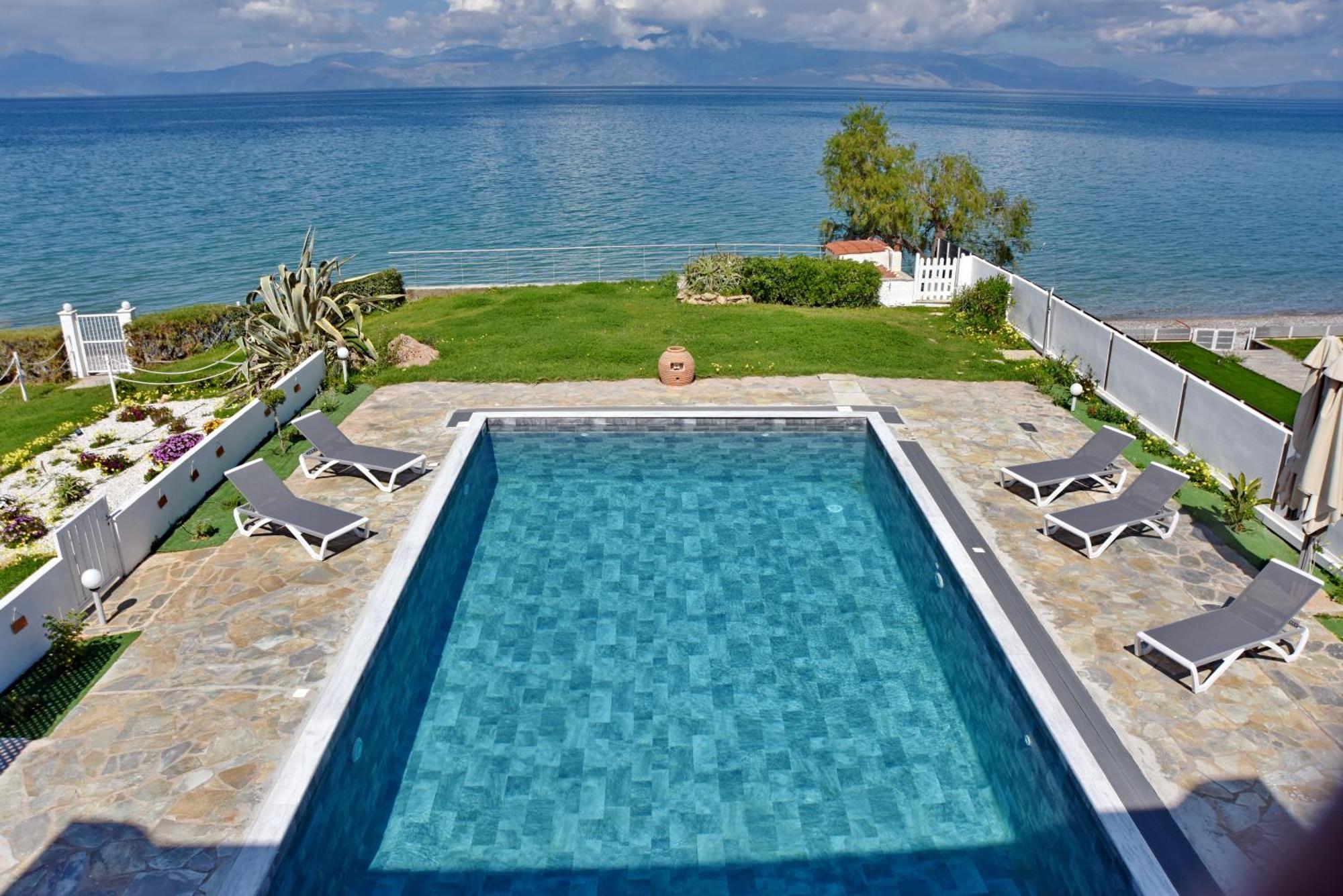 Antorina Beachfront Villas With Private Pools Kamari  Extérieur photo